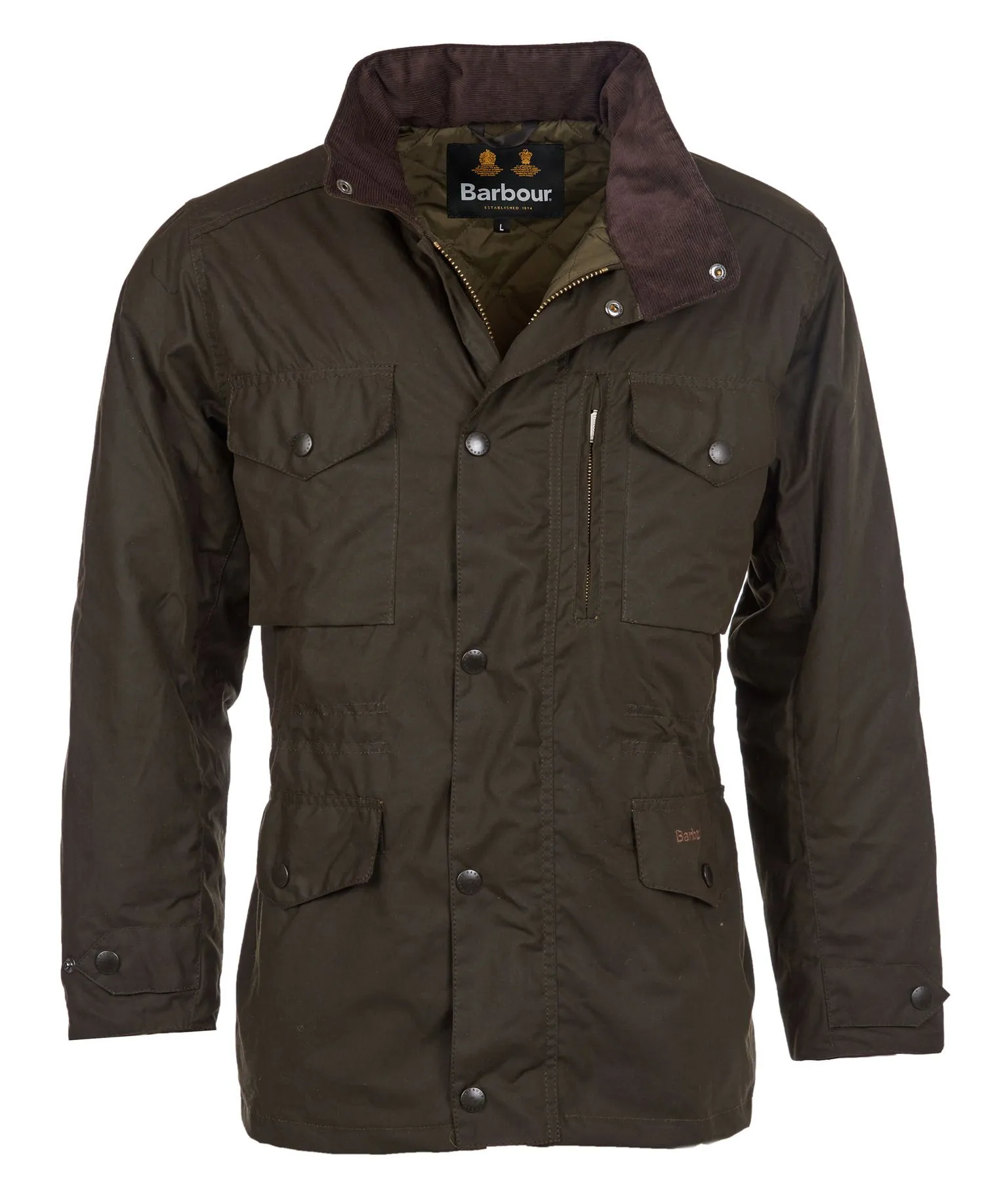 Sapper Wax Jacket in Olive