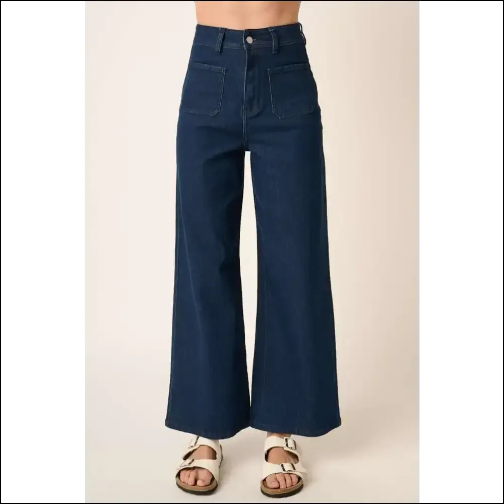Sashay Away in Comfort: Mittoshop High Waist Wide Leg Jeans are Here! 👖✨