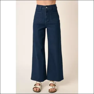 Sashay Away in Comfort: Mittoshop High Waist Wide Leg Jeans are Here! 👖✨
