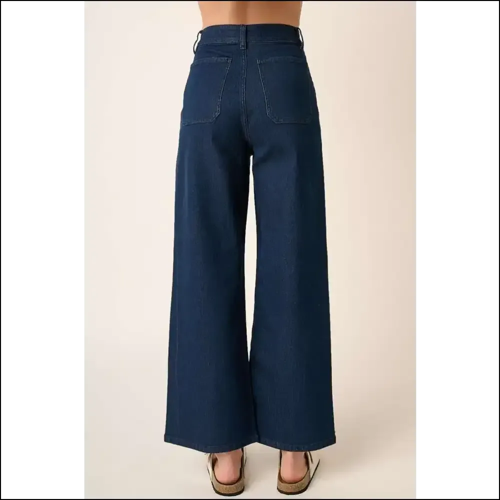 Sashay Away in Comfort: Mittoshop High Waist Wide Leg Jeans are Here! 👖✨