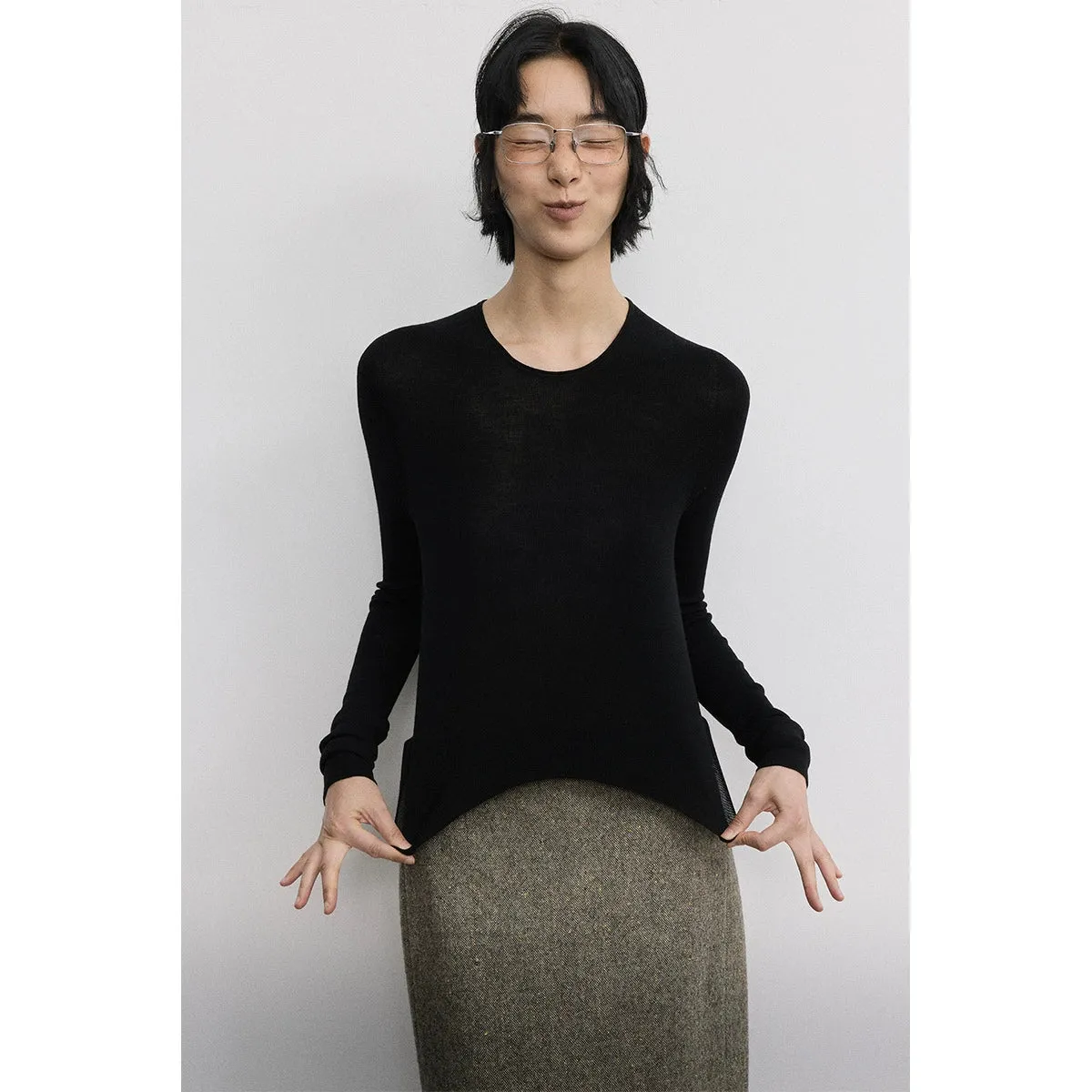 Seamless All-Wool Sweater