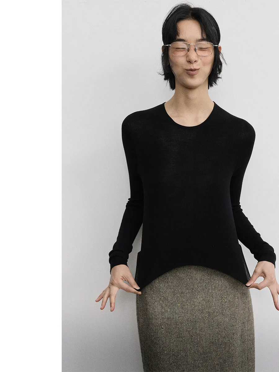 Seamless All-Wool Sweater