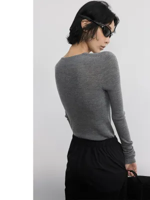 Seamless All-Wool Sweater