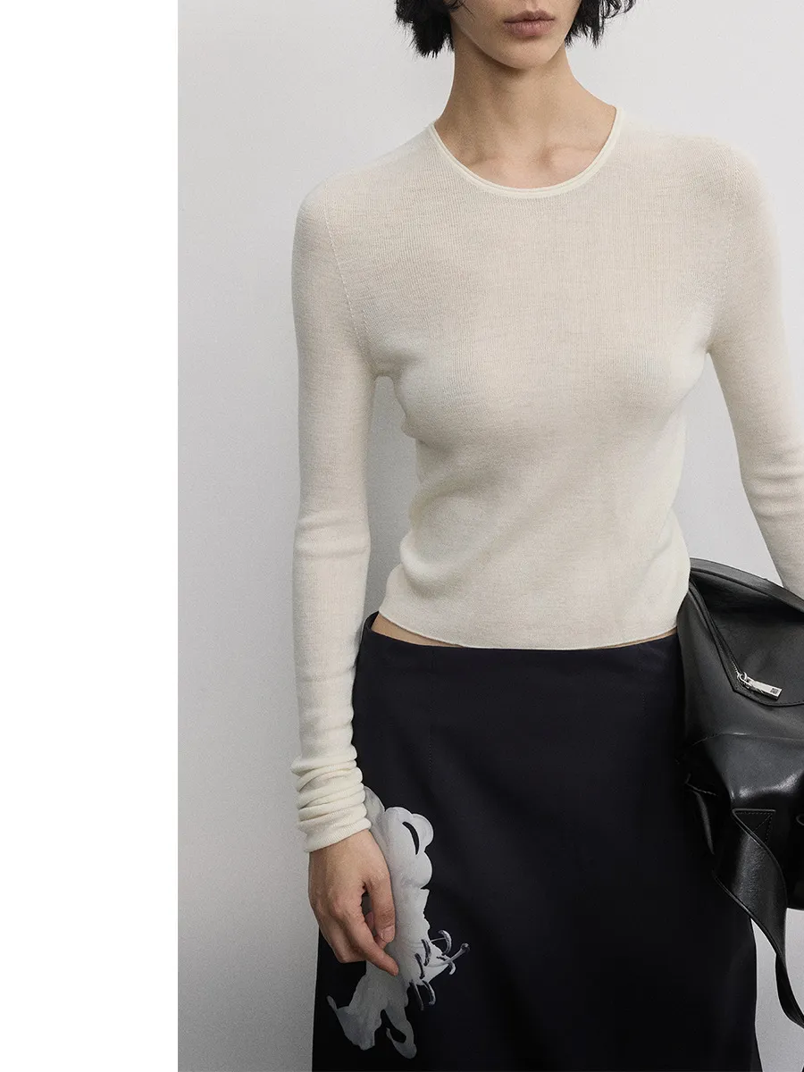 Seamless All-Wool Sweater