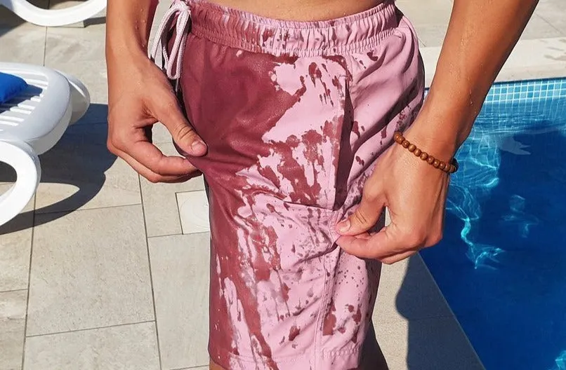 Sea'Sons - Bordeaux - Pink | Color changing swim shorts - FBH