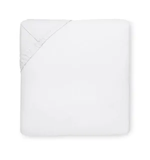 Sereno Percale Fitted Sheet by Sferra