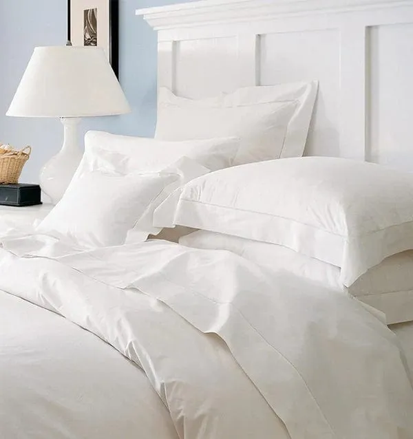 Sereno Percale Fitted Sheet by Sferra