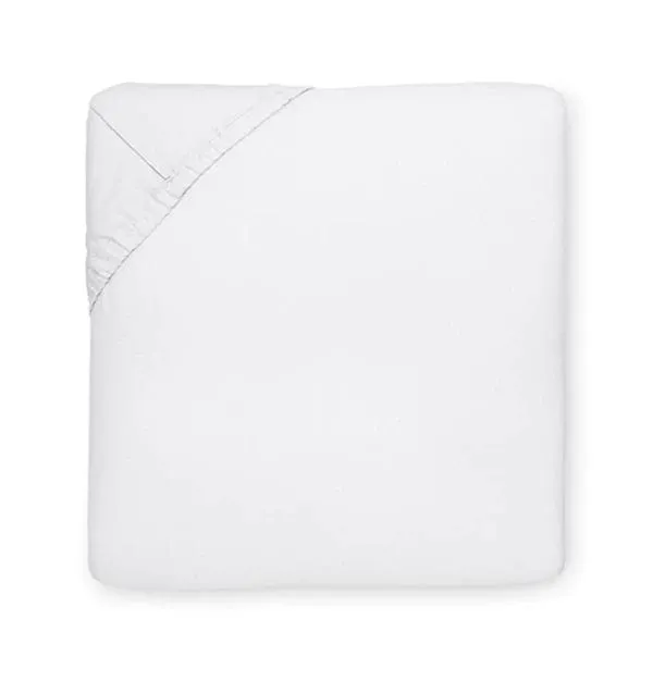 Sereno Percale Fitted Sheet by Sferra