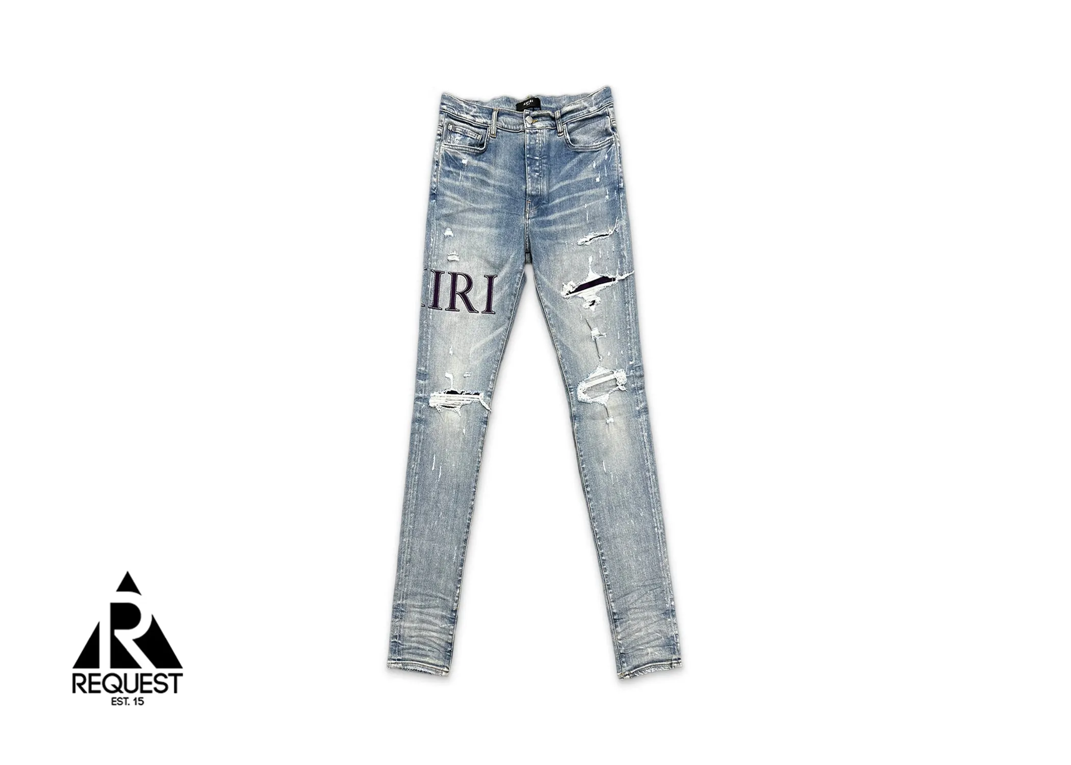 Serif Purple Logo Jeans "Clay Indigo"