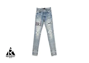 Serif Purple Logo Jeans "Clay Indigo"