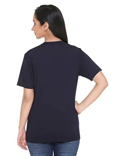 SHAUN Women's Printed Cotton T-Shirt (Multicolour 2, 3XL)