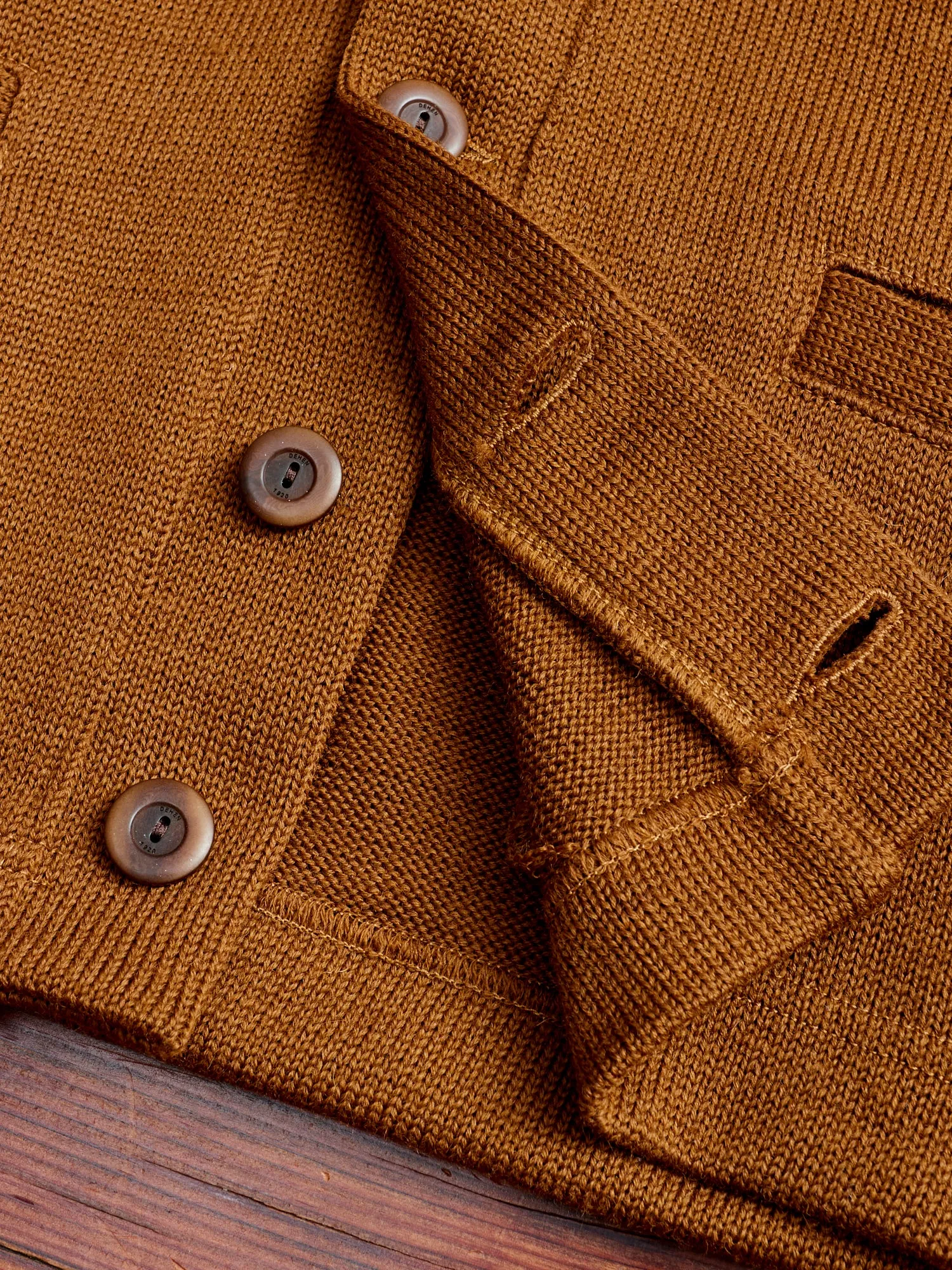 Shawl Sweater Coat in Whiskey