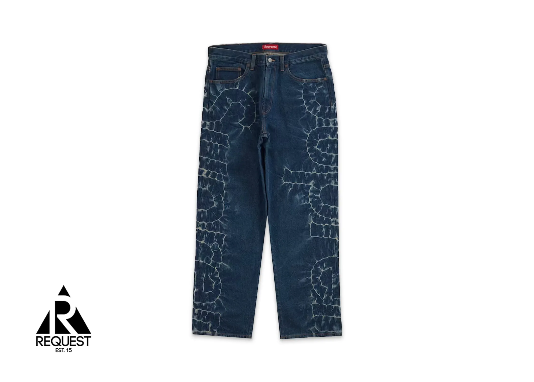 Shibori Loose Fit Jean "Rigid Indigo"