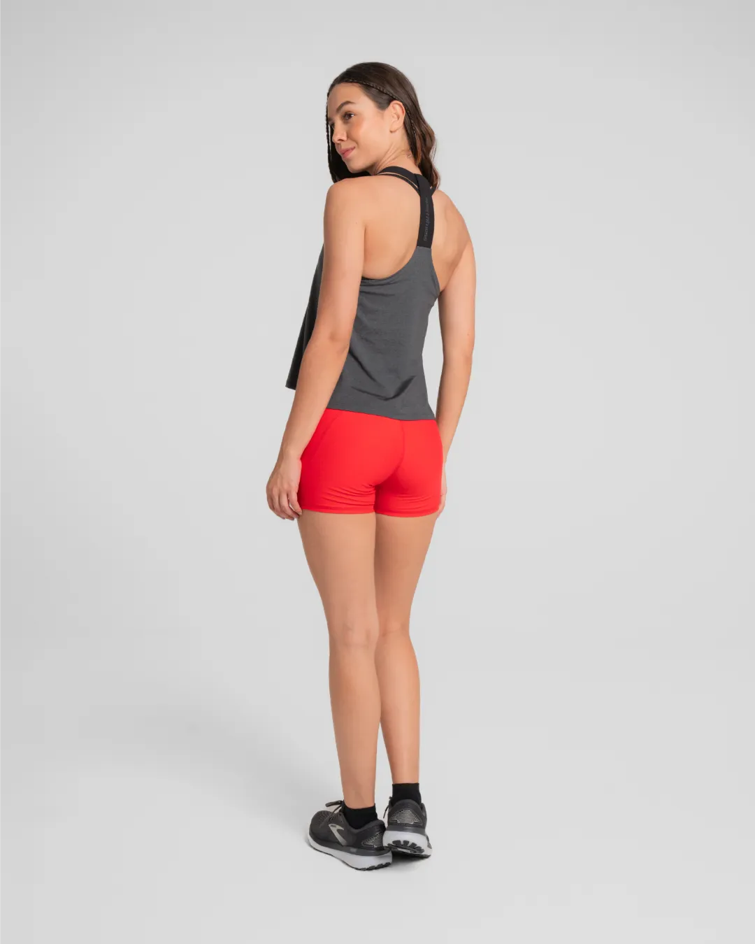 Short vibrant Rojo