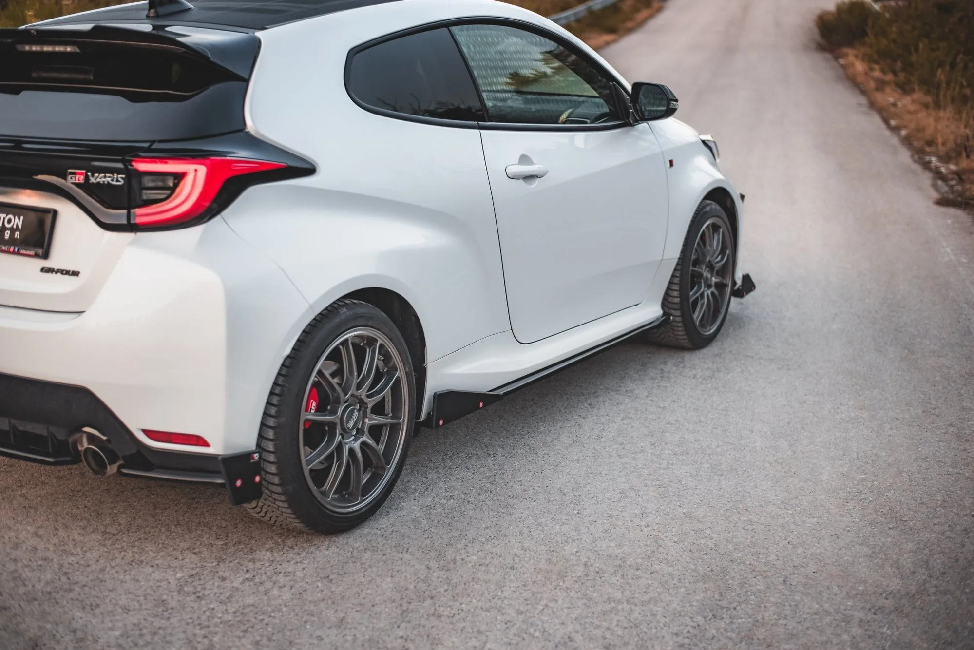 Side Skirts Diffusers V.2   Flaps Toyota GR Yaris Mk4