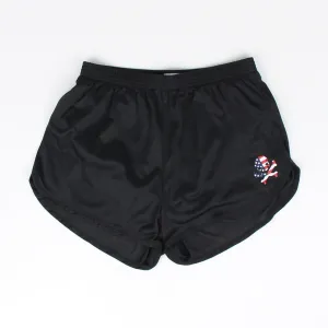 Silkies - Black with Red, White & Blue Logo