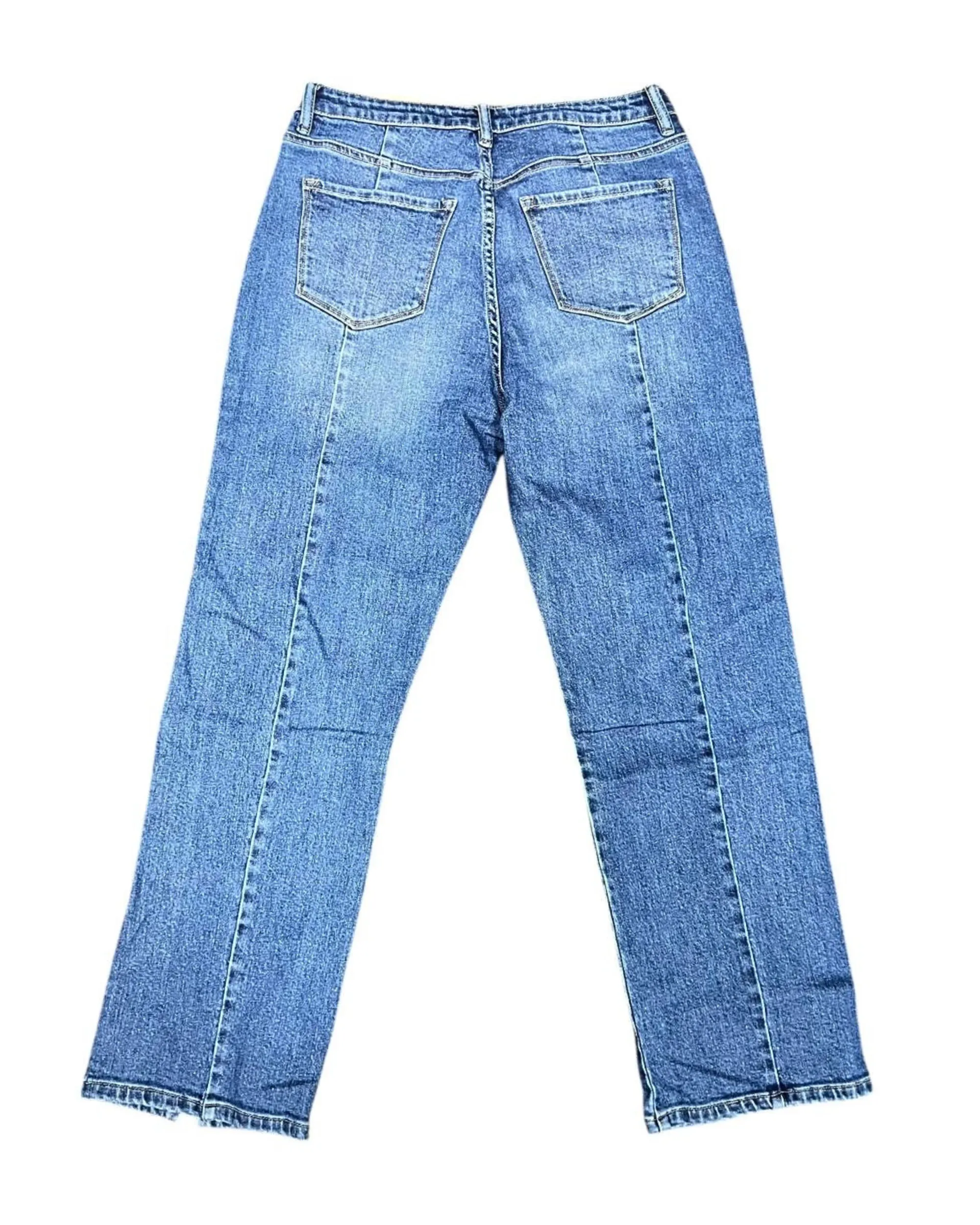 Skinny Crystal Blue Jeans