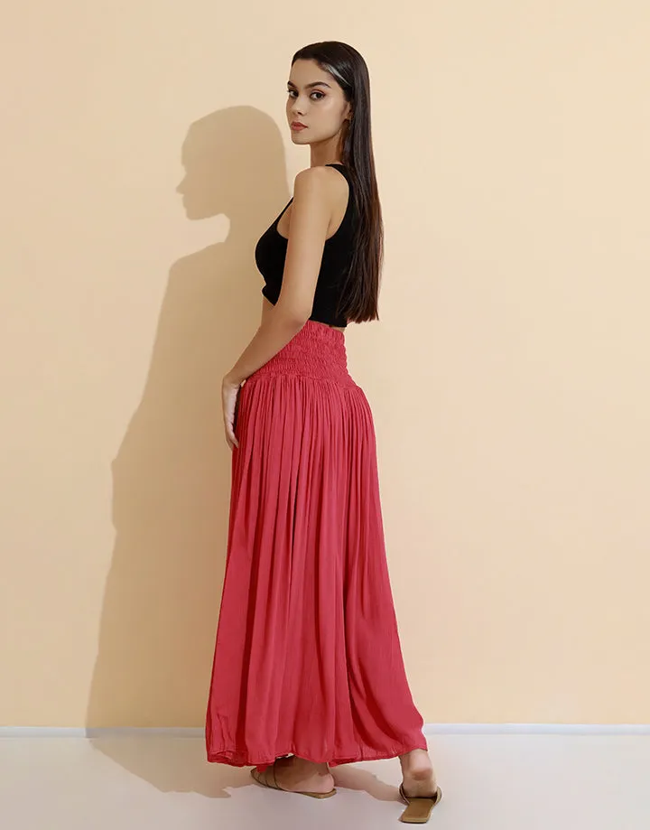 Smocked Waist Skirt