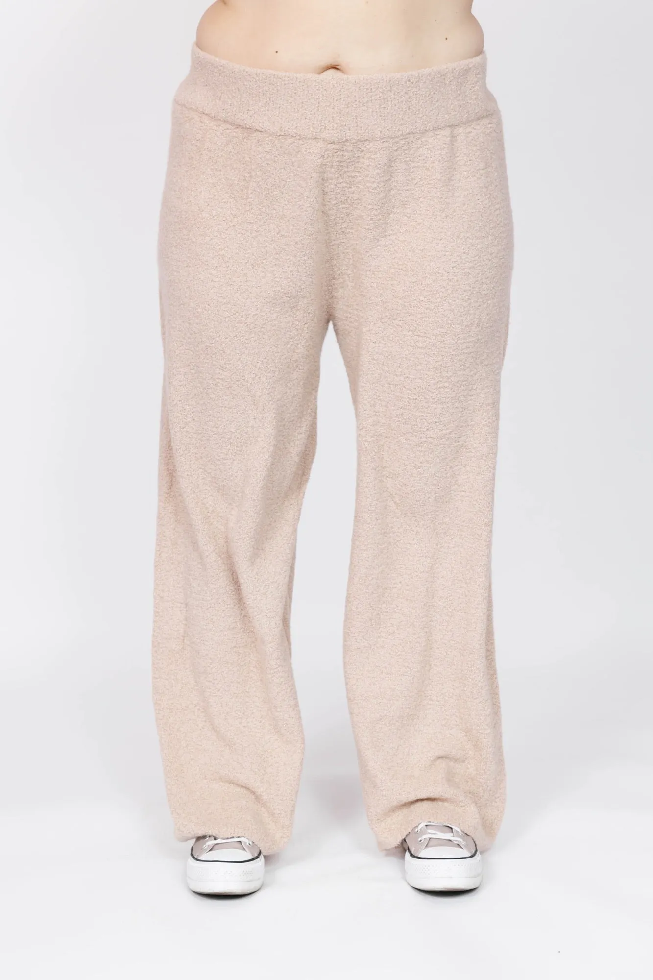 Soft Love Wide Leg Pant in Light Brown