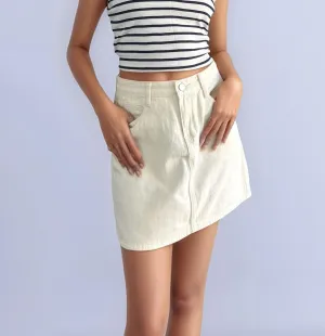 Solid Beige Skirt
