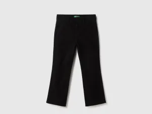 Solid Boot-Leg Jeans