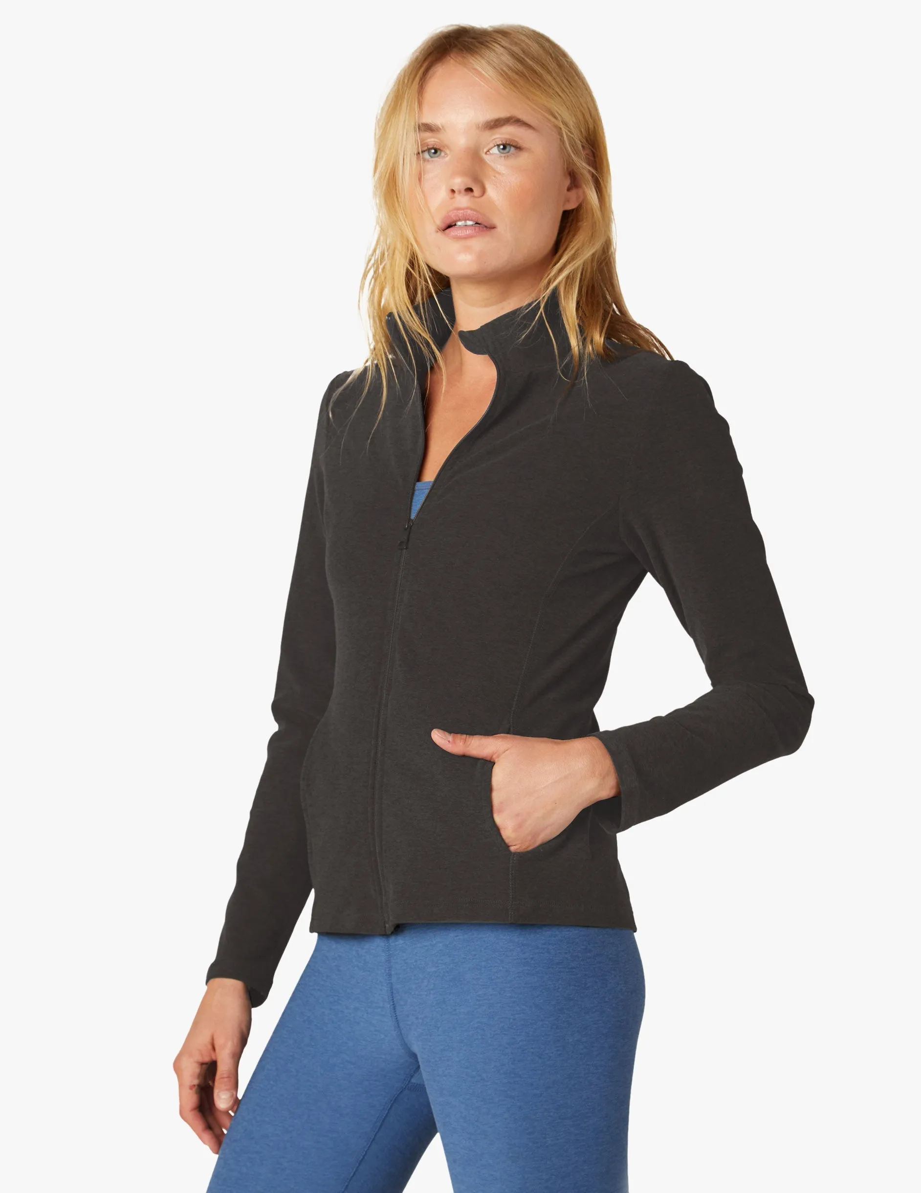 Spacedye On The Go Mock Neck Jacket