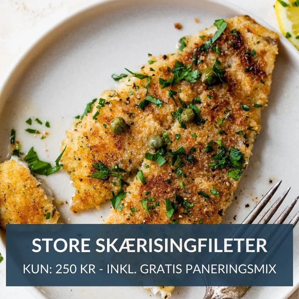 Store Skærisingfileter   Gratis Paneringsmix
