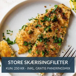 Store Skærisingfileter   Gratis Paneringsmix