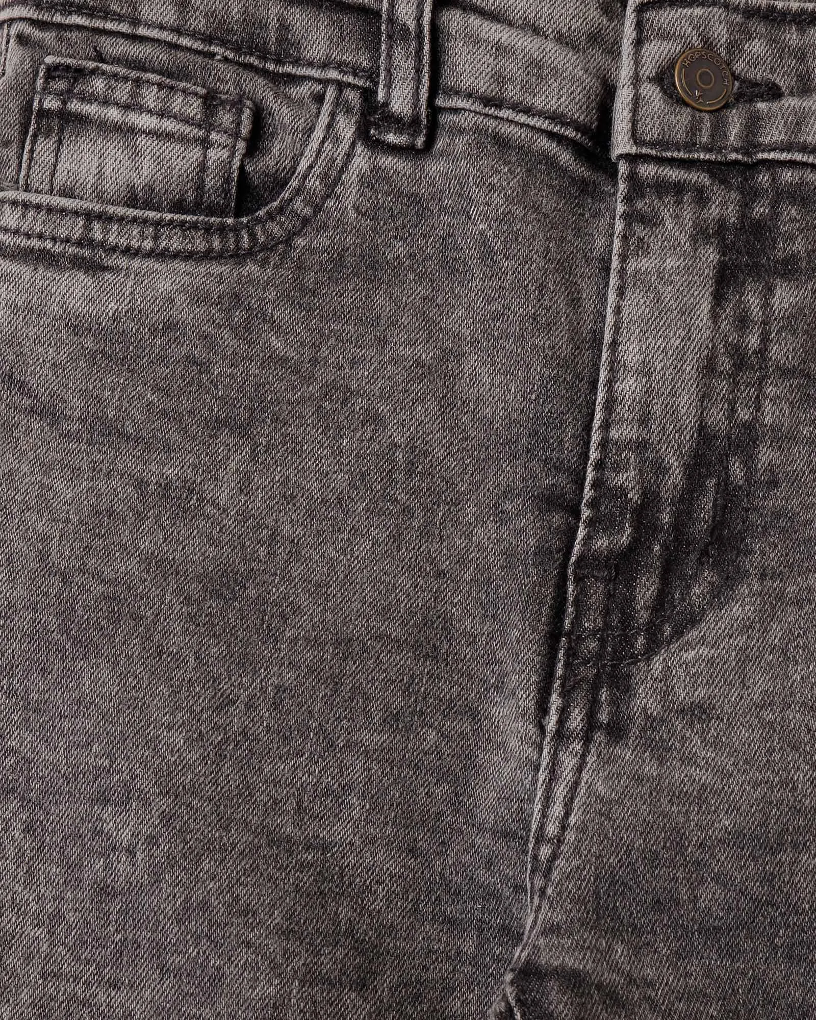 Straight Fit Grey Jeans