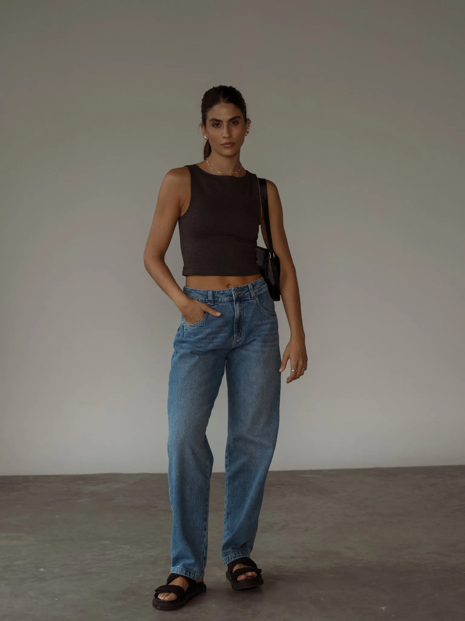 STRAIGHT REGULAR JEAN  - MEDIUM BLUE