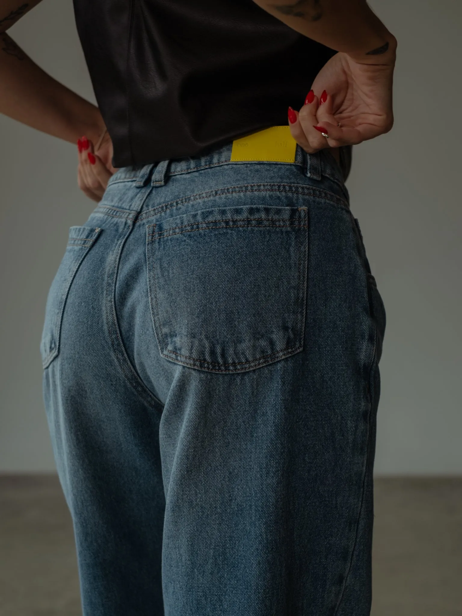 STRAIGHT REGULAR JEAN  - MEDIUM BLUE
