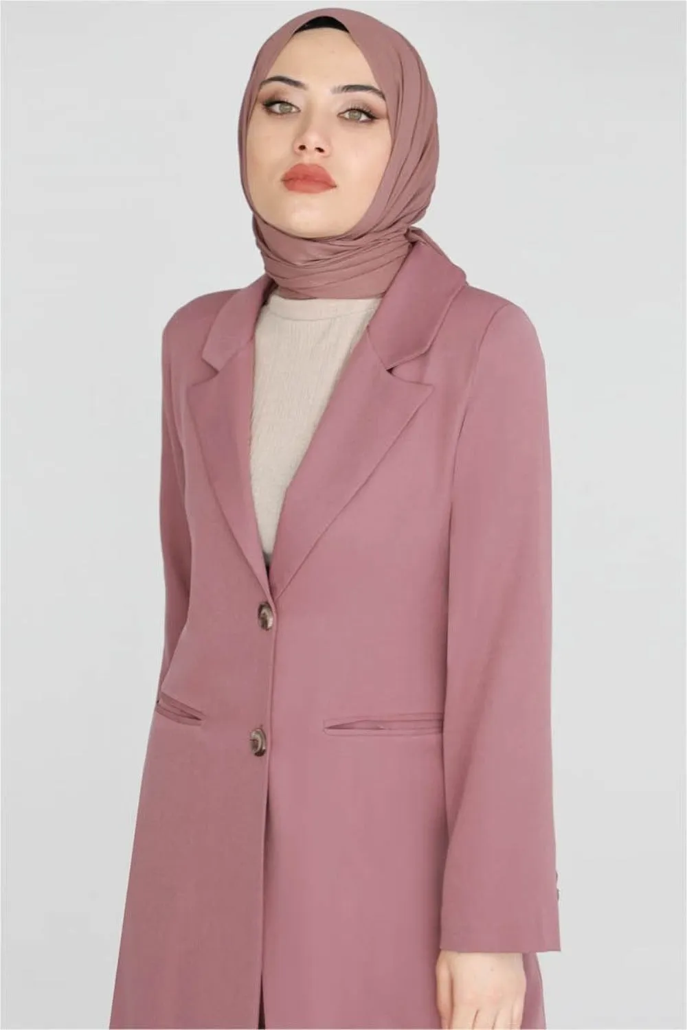 Style Savvy Modest Pant Set | Dusty Rose