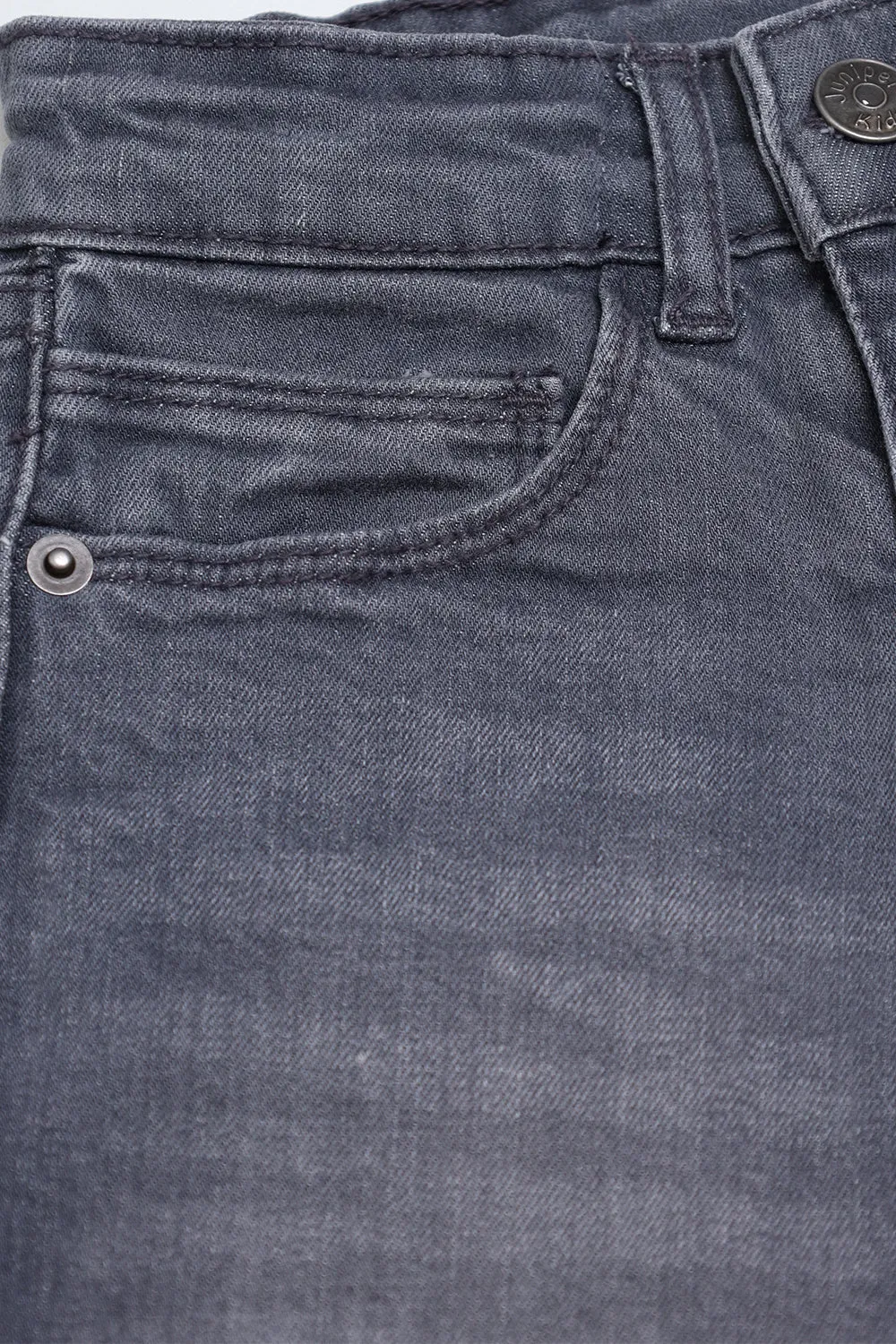 SUMMER - GREY - BOY 5 POCKIT SHORTS