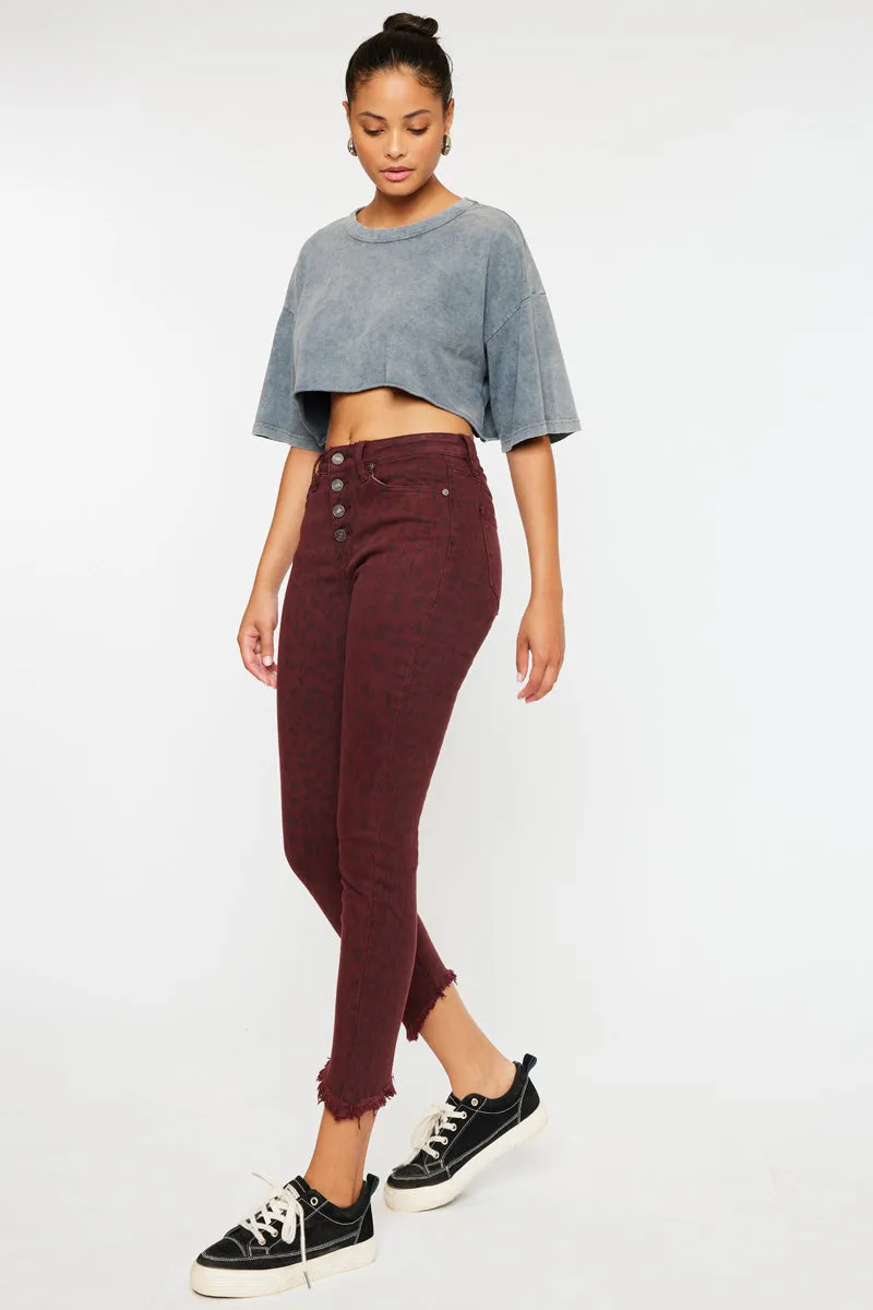Tayona High Rise Cropped Skinny Jeans