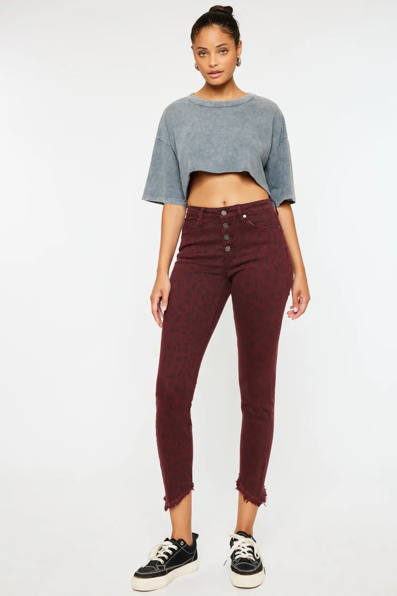 Tayona High Rise Cropped Skinny Jeans