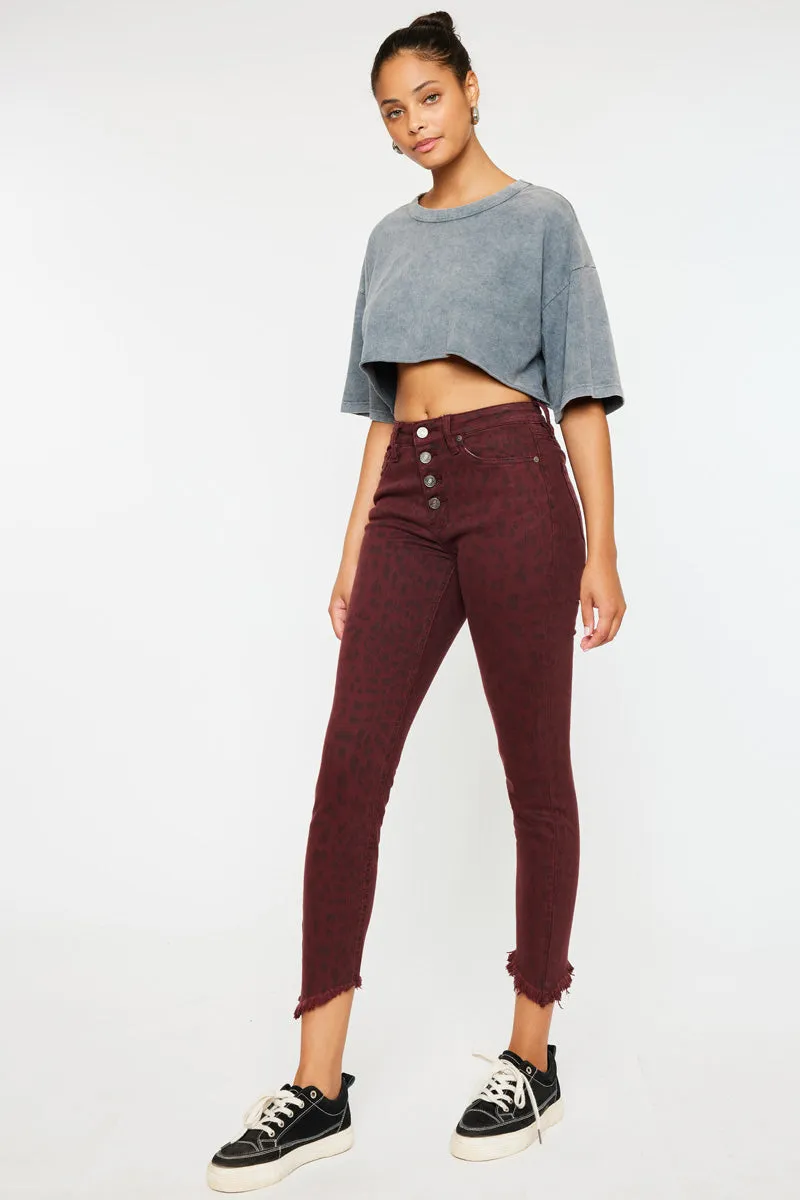 Tayona High Rise Cropped Skinny Jeans