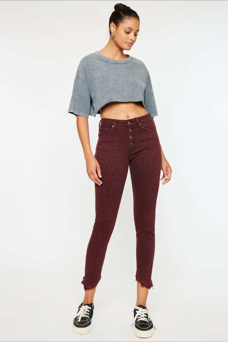 Tayona High Rise Cropped Skinny Jeans