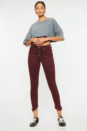 Tayona High Rise Cropped Skinny Jeans