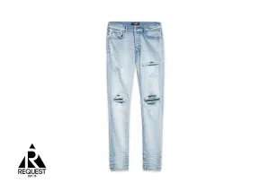 Teal Bandana MX1 Jeans "Light Indigo"