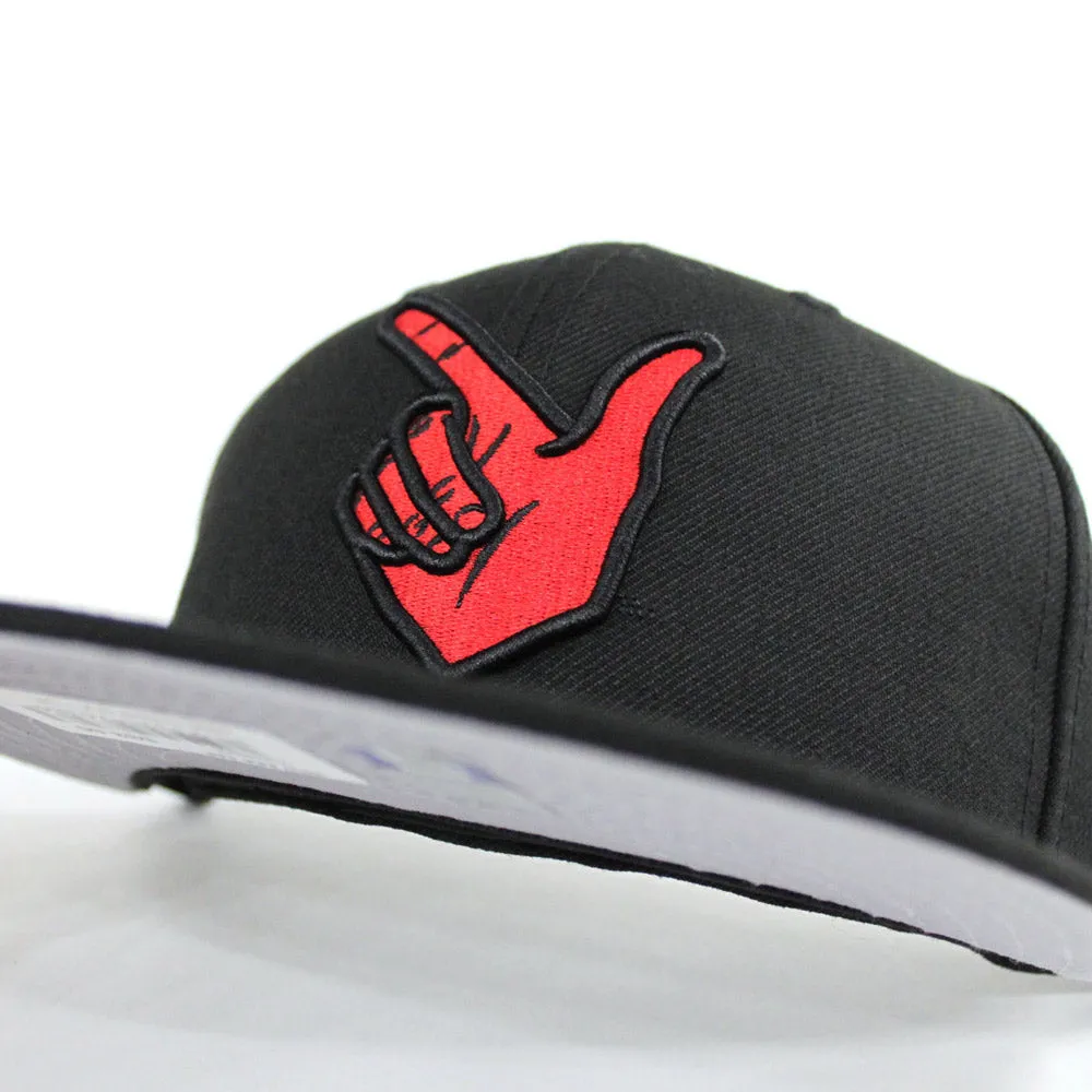 TEXAS TECH RED RAIDERS New Era 59Fifty Fitted Hat (Black Gray Under Brim)