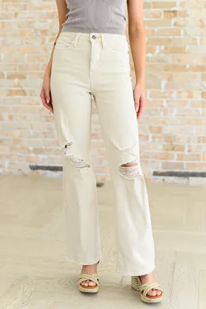 That's So 90's High Rise Distressed Straight Leg Judy Blue Jeans