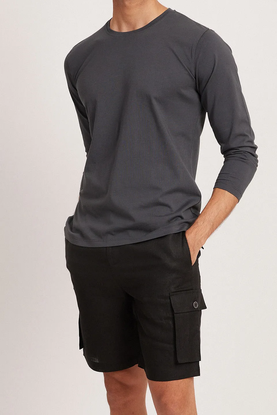 The Linen Cargo Shorts