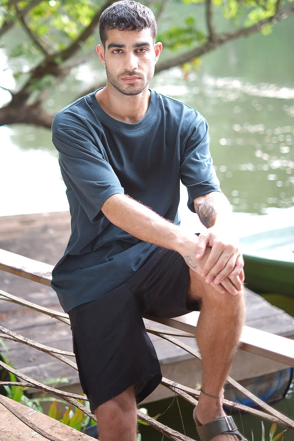 The Linen Cargo Shorts