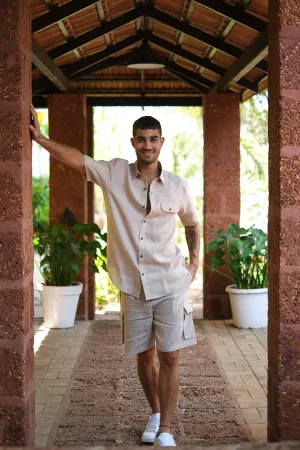 The Linen Cargo Shorts