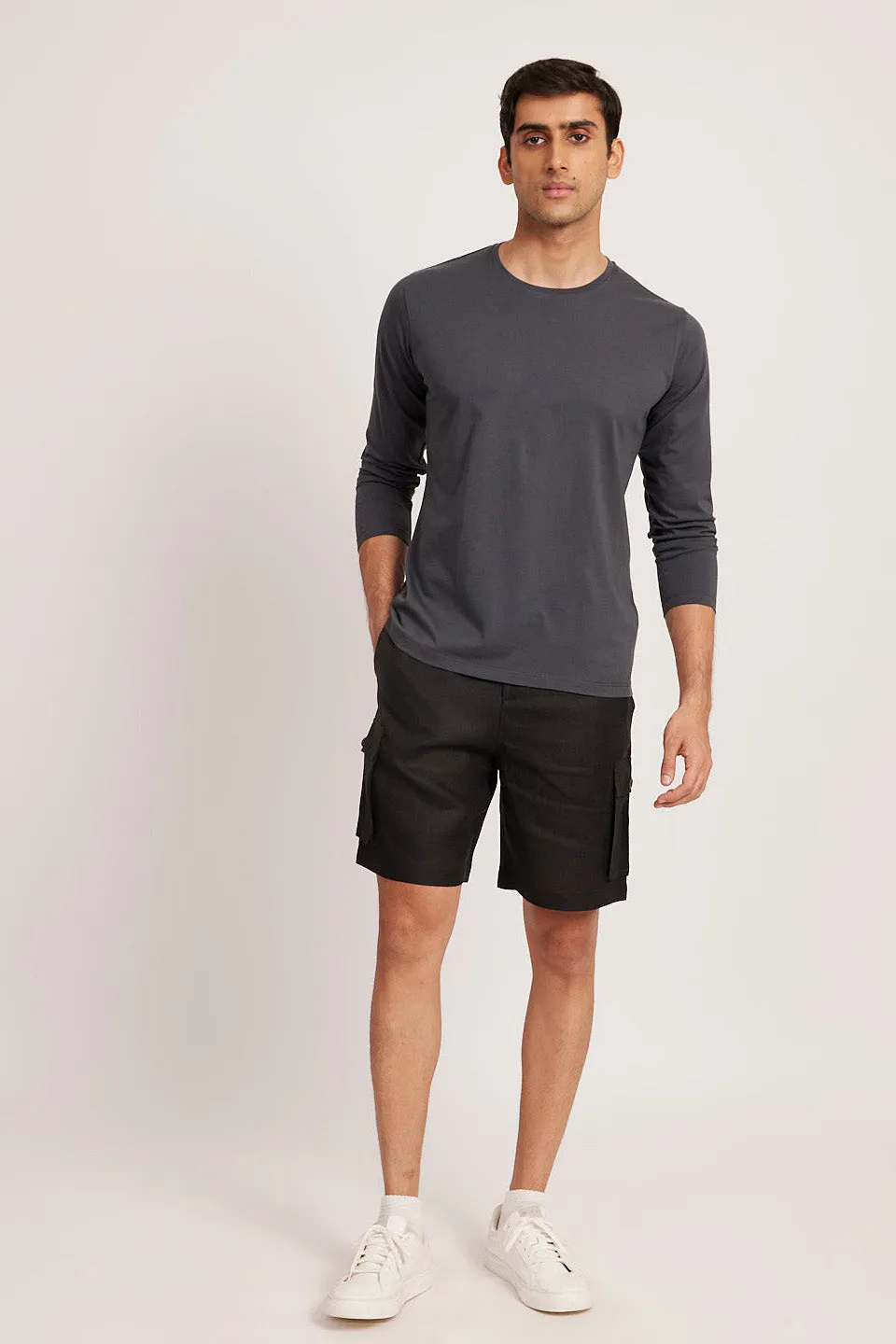 The Linen Cargo Shorts