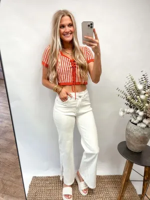 The Riverfront Criss Cross Jeans