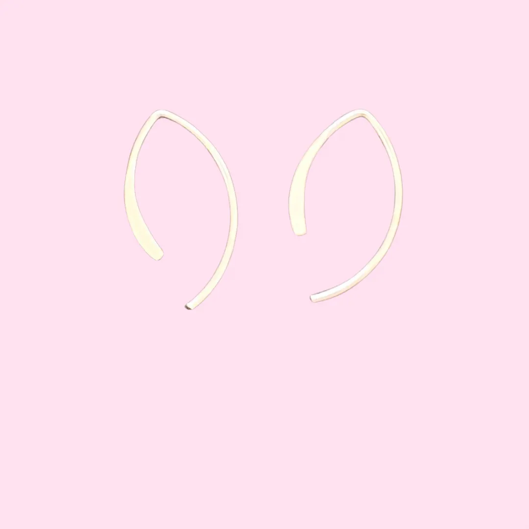 Thread Through Earrings