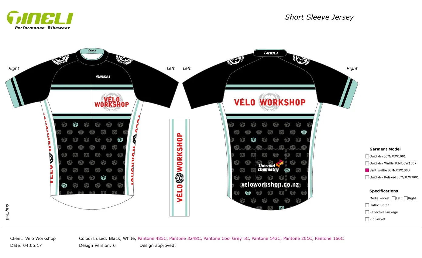 Tineli Race Jersey Vent Waffle