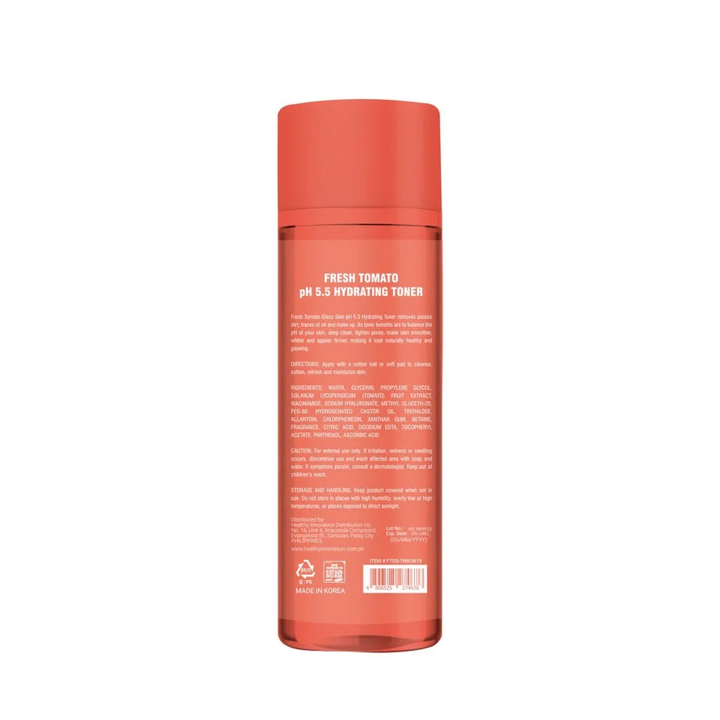 Tomato Glass Skin PH 5.5 Hydrating Toner 100ml