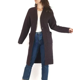 Uniqlo purple knit long cardigan size XS